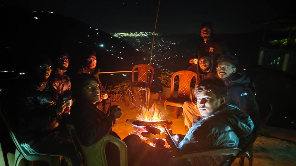 Bonfire at Gurdum homestay